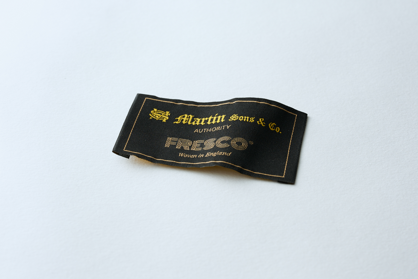 MARTIN SONS AND CO FRESCO PREMIUM FABRIC ブラック平織り無地